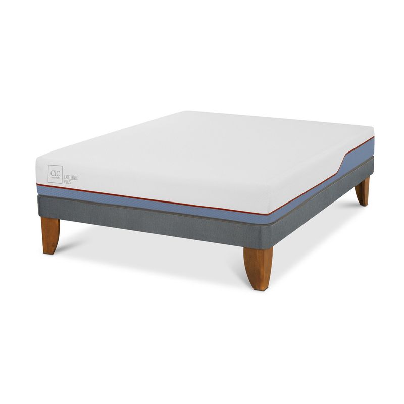 CIC - Cama Europea Excellence Plus 2 Plazas X 2.00Mt Base Normal Cic