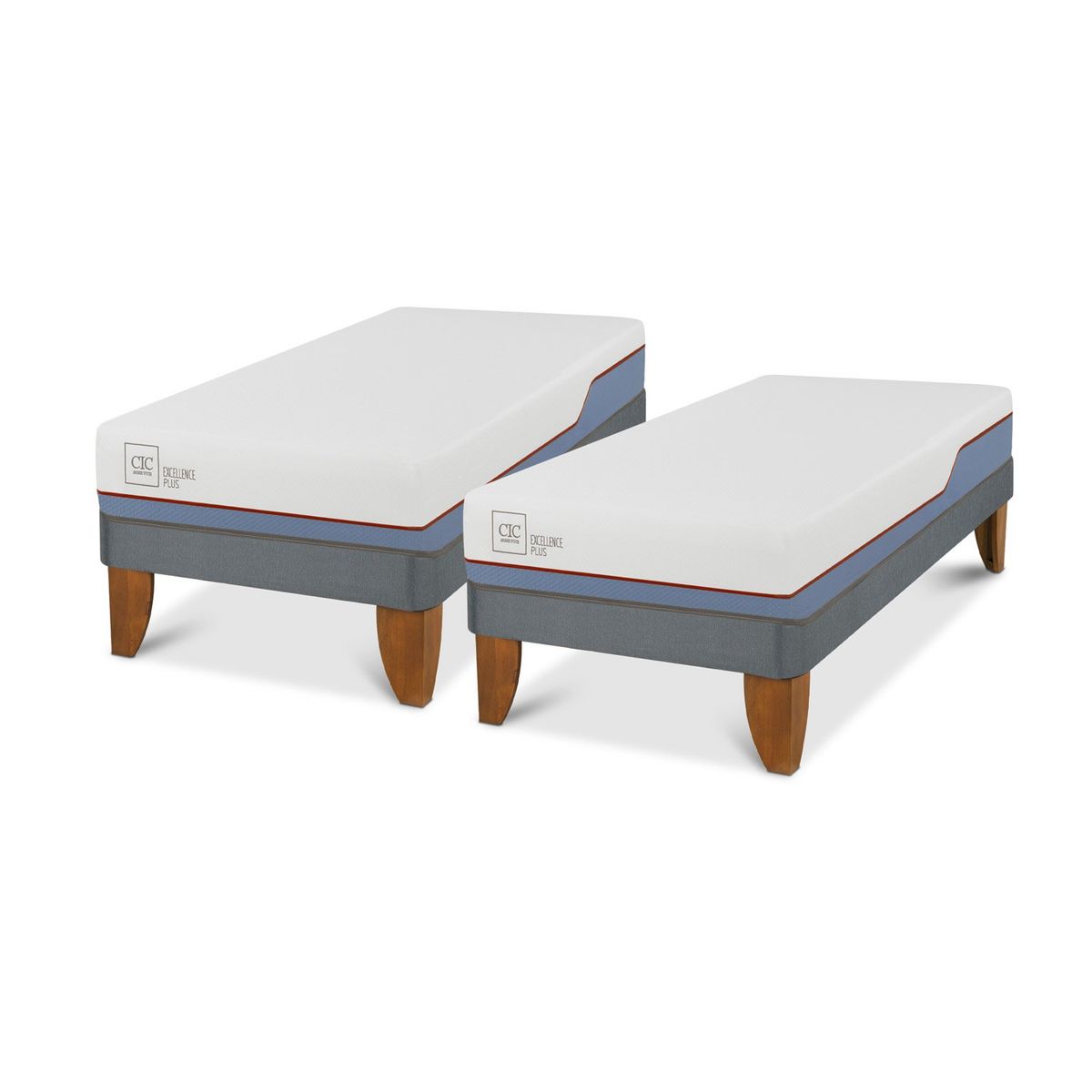 CIC - 2 Cama Europea ExCama EuropeallenCama Europea Plus 1 Plaza X 2.00Mt Cic