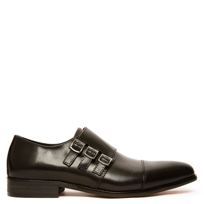 MATTEO - Zapato Formal Hombre Cuero Negro