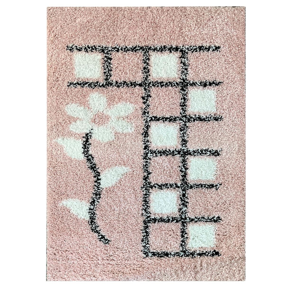 IDETEX - Alfombra Shaggy Infantil Flower Idetex