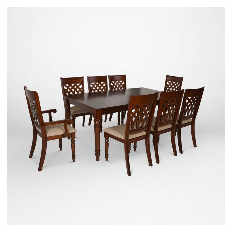 CIC - Juego de Comedor Odessa Plus Ext 6 Sillas+2 Sitiales 225 Cm Cic