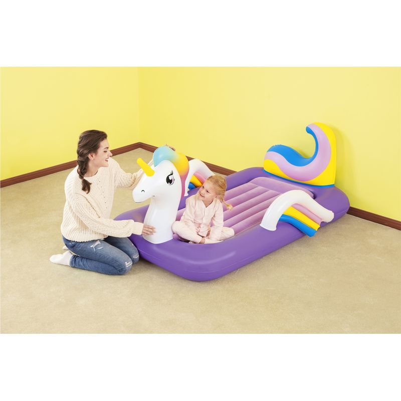 BESTWAY - Cama Inflable Infantil Unicornio