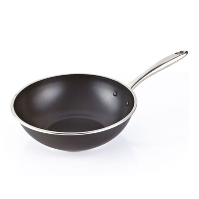 Imagen 2 del producto Wok Acero Inoxidable Prisma 28 cm