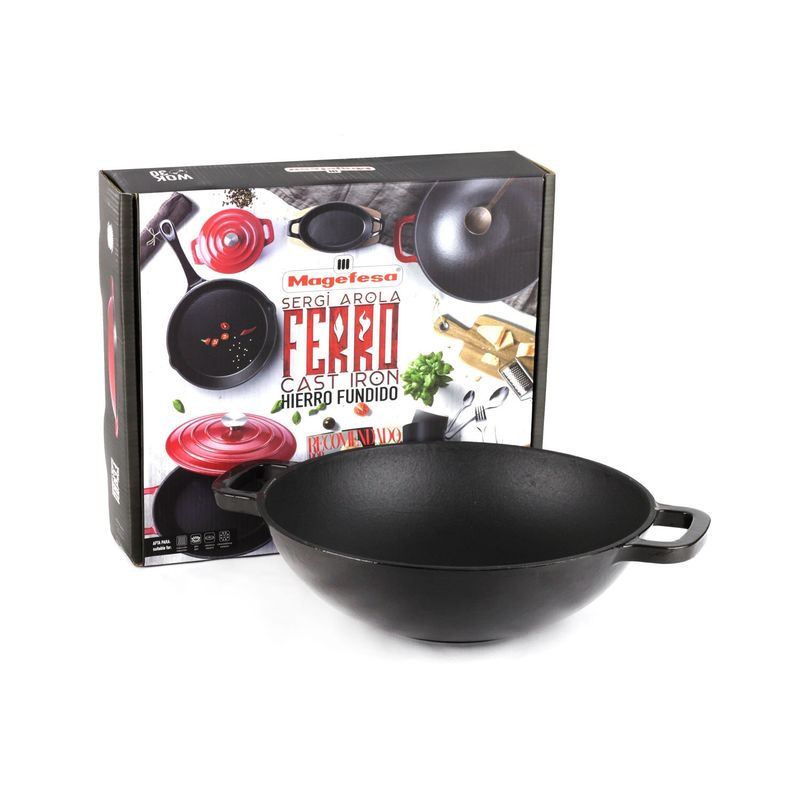 MAGEFESA - Woks Hierro 30 cm Magefesa