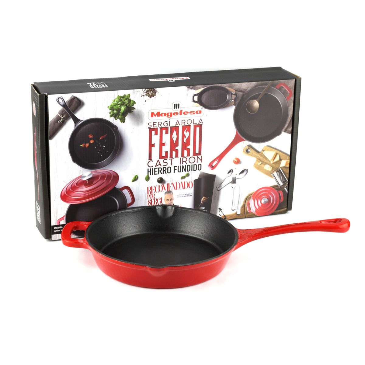 MAGEFESA - Sarten 24 Roja Magefesa