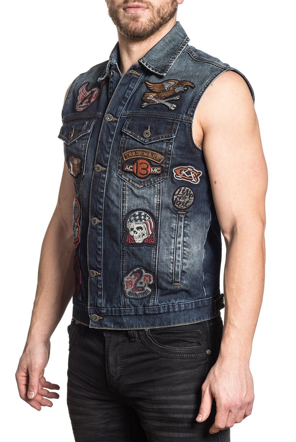 AFFLICTION CLOTHING - Chaqueta de Vestir Relax Fit