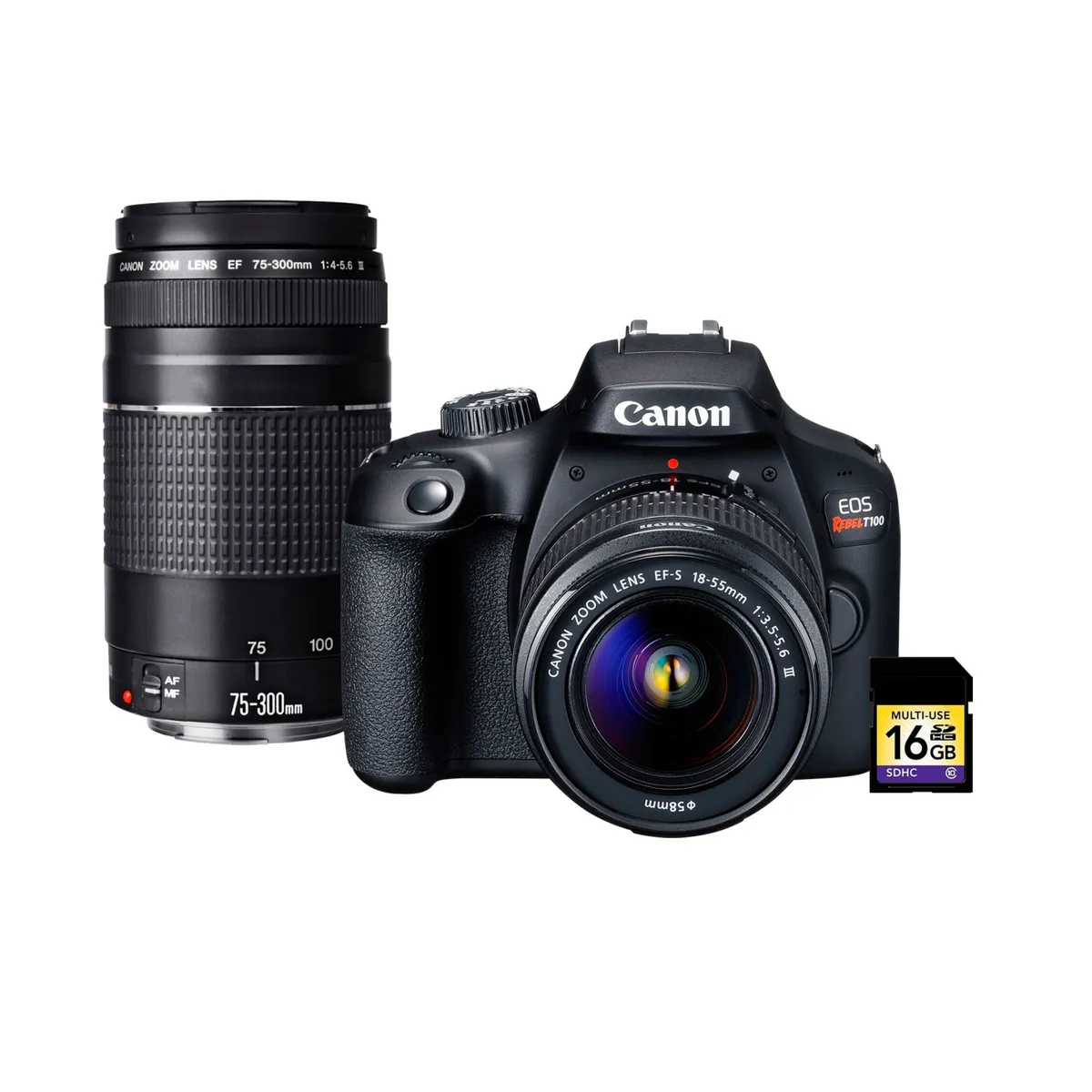 CANON - Eos Rebel T100 Premium Kit Canon