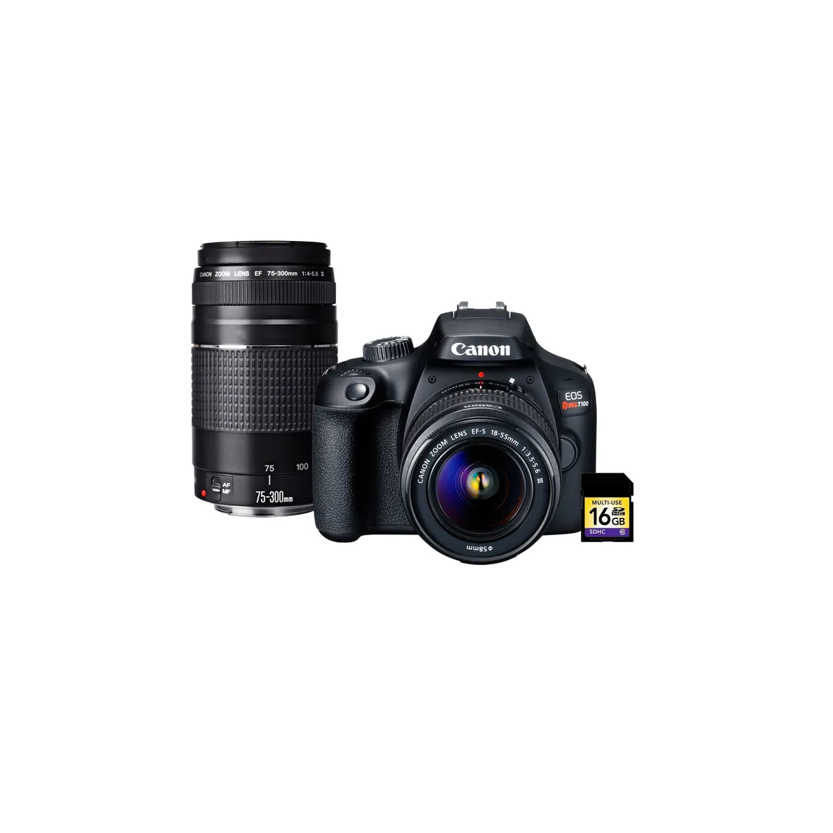 CANON - Eos Rebel T100 Premium Kit Canon