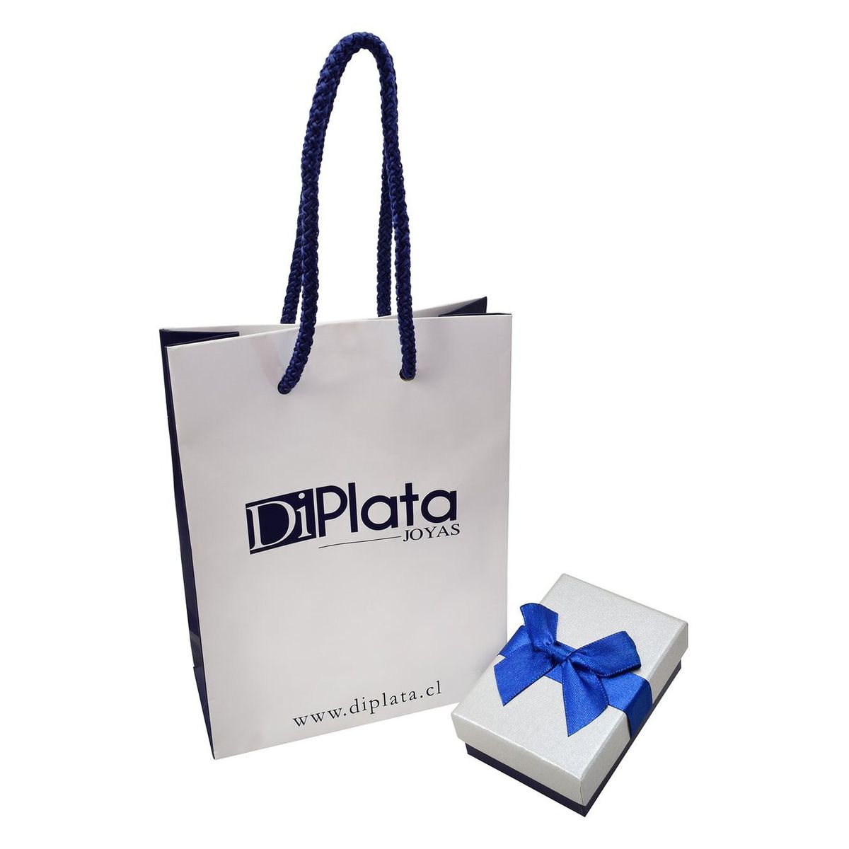 DIPLATA - Colgante Diseño Placa Lisa Plata 925