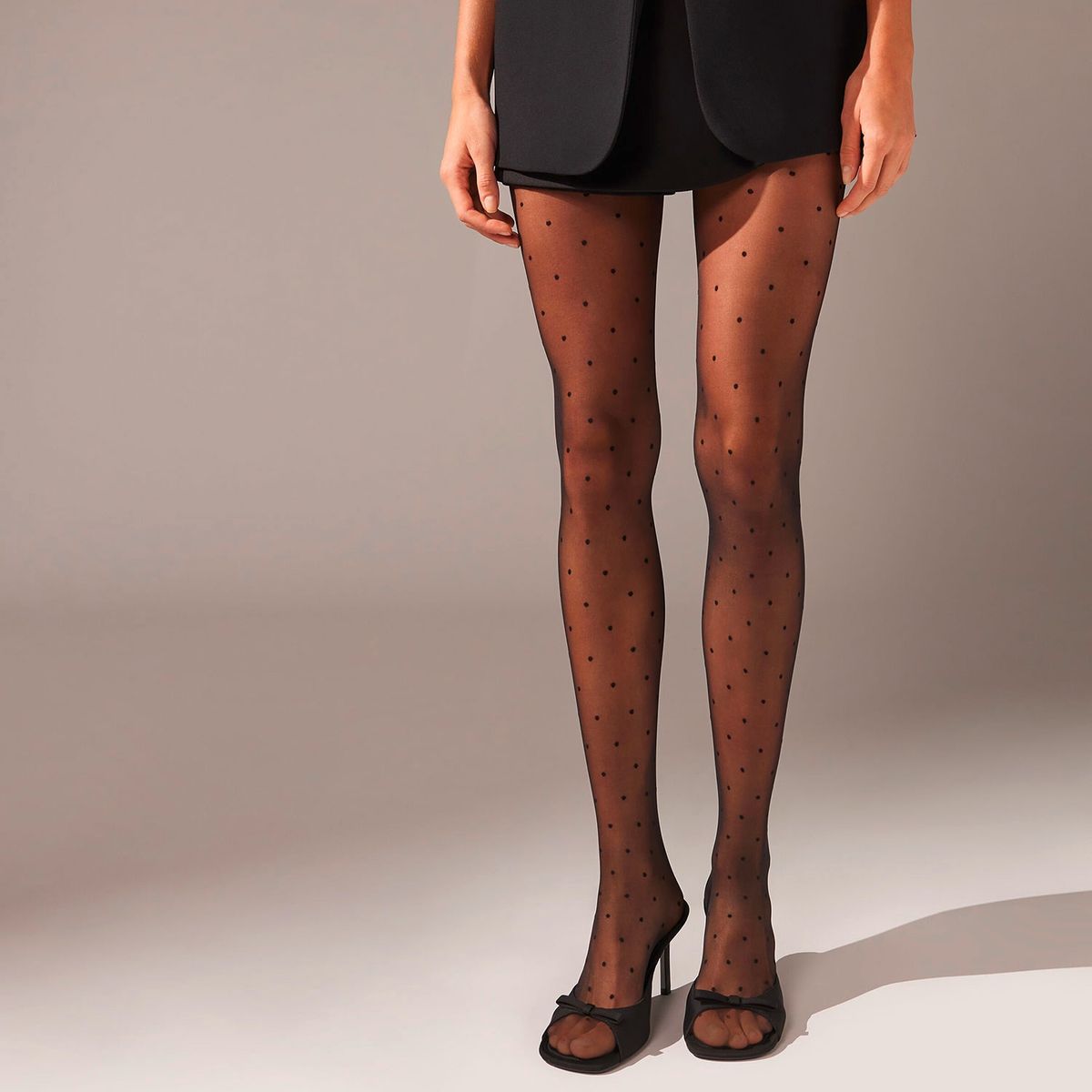 CALZEDONIA - Pantys Diseño Puntos 20 Denier Calzedonia