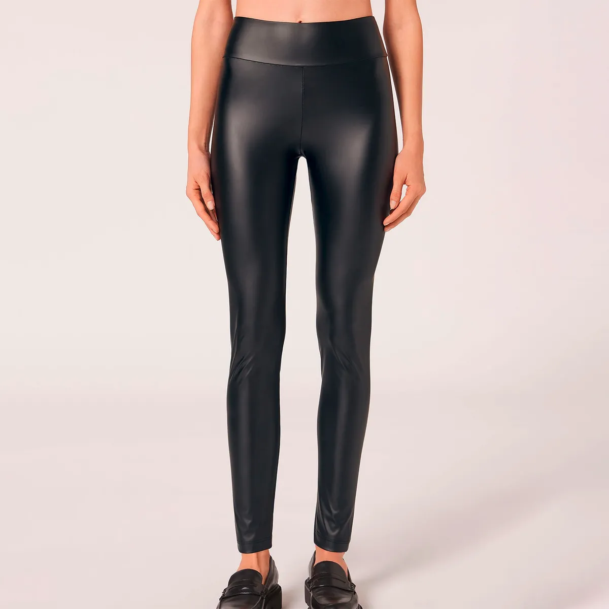 CALZEDONIA - Leggings Efecto Piel Mujer Calzedonia