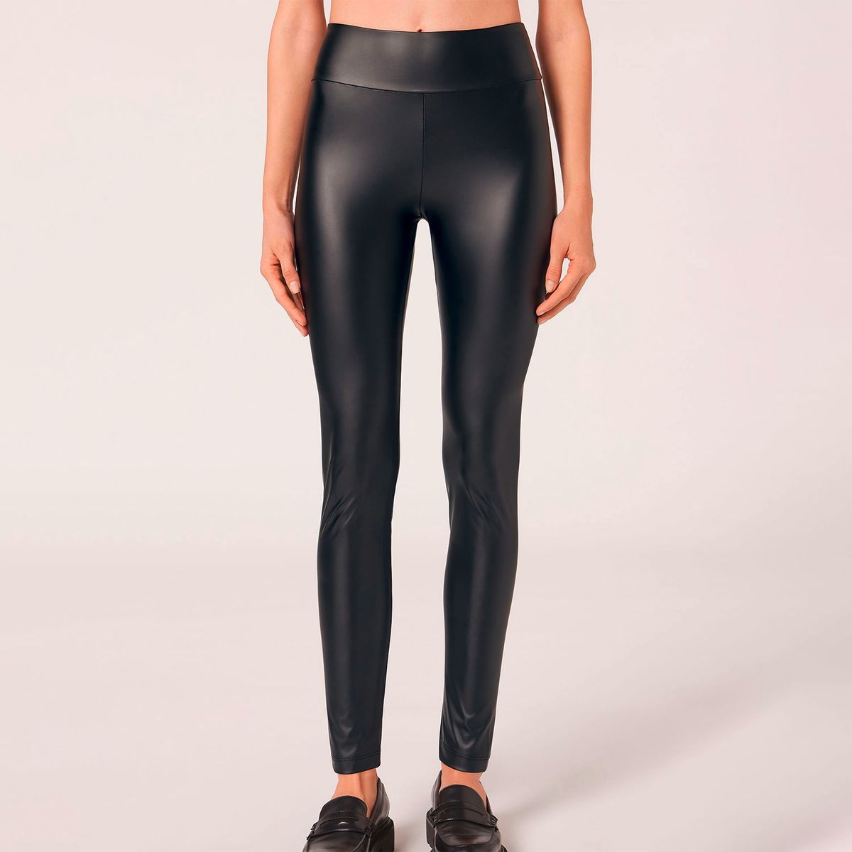 CALZEDONIA - Leggings Efecto Piel Mujer Calzedonia