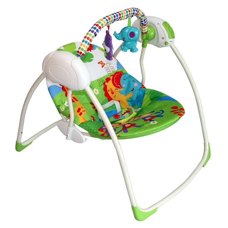BEBEGLO Silla Nido Mecedora Musical Jungla
