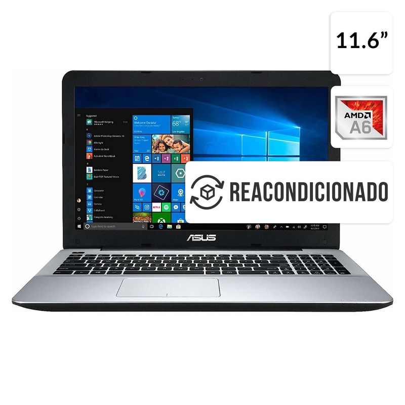 ASUS - Notebook Asus Amd A12 8gb Ram 128gb Ssd