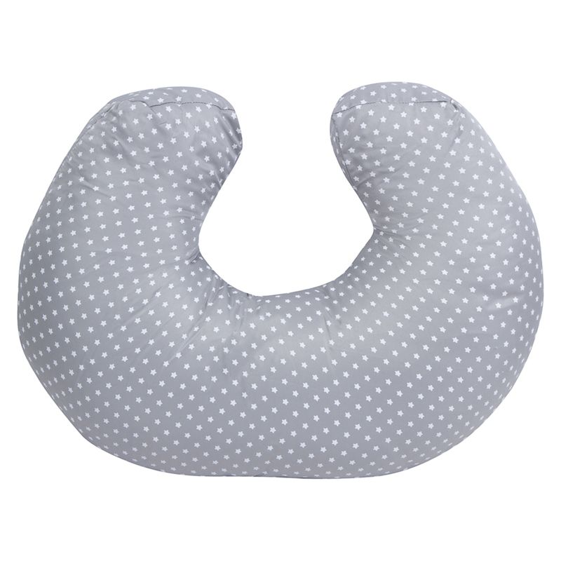 INFANTI - Cojin Alimentación Gris Con Funda Infanti