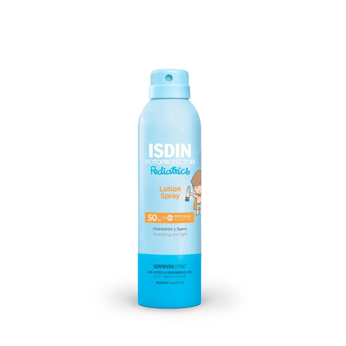ISDIN - Protector Solar Transparent Spray Wet Skin Pediatrics FPS 50 50 ml ISDIN