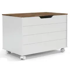 KIDSCOOL - Baul Toy Madera Blanco