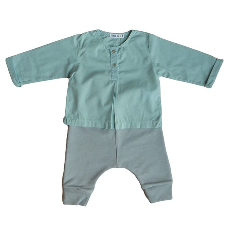 LITTLE FOOT - Set Blusa Cel-Pantalón Buzo Niña Little Foot