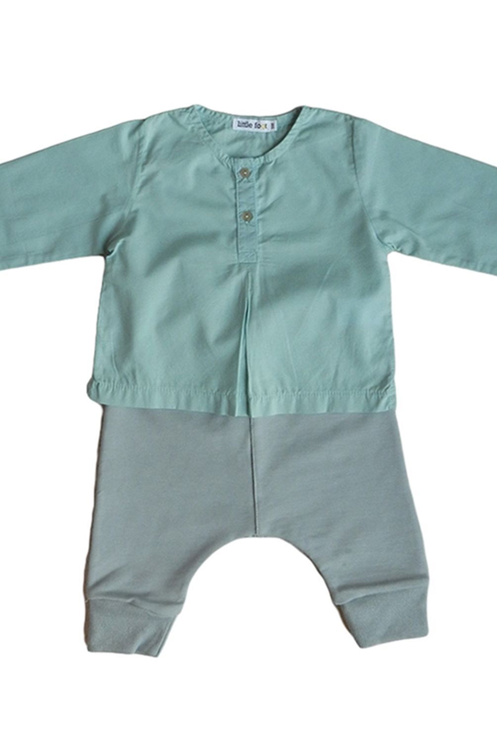 LITTLE FOOT - Set Blusa Cel-Pantalón Buzo Niña Little Foot