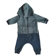 LITTLE FOOT - Polerón-Pantalón Buzo Azul Niño