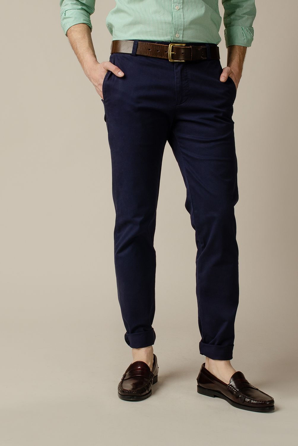 SAVILLE ROW - Pantalón Skinny Fit Algodón Hombre Saville Row