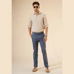 SAVILLE ROW - Pantalón Skinny Fit Algodón Hombre