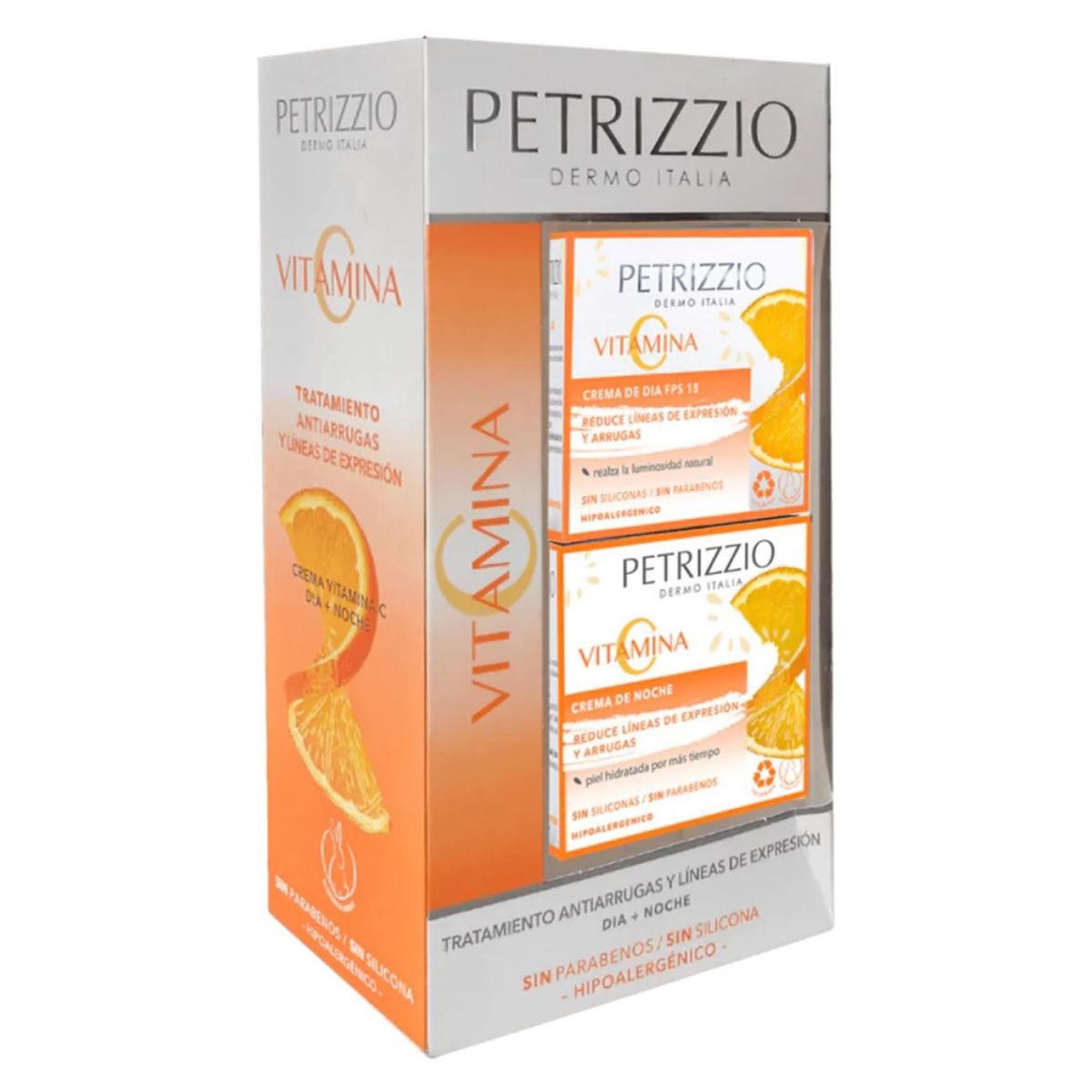 PETRIZZIO - Set De Cremas Estuche Antiarrugas Día + Noche Vitamina C Petrizzio