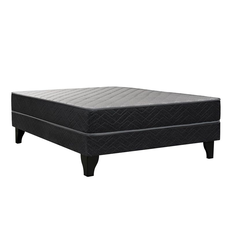 CELTA - Cama Europea Apolo Black Full X 1.90Mt Base Normal Celta