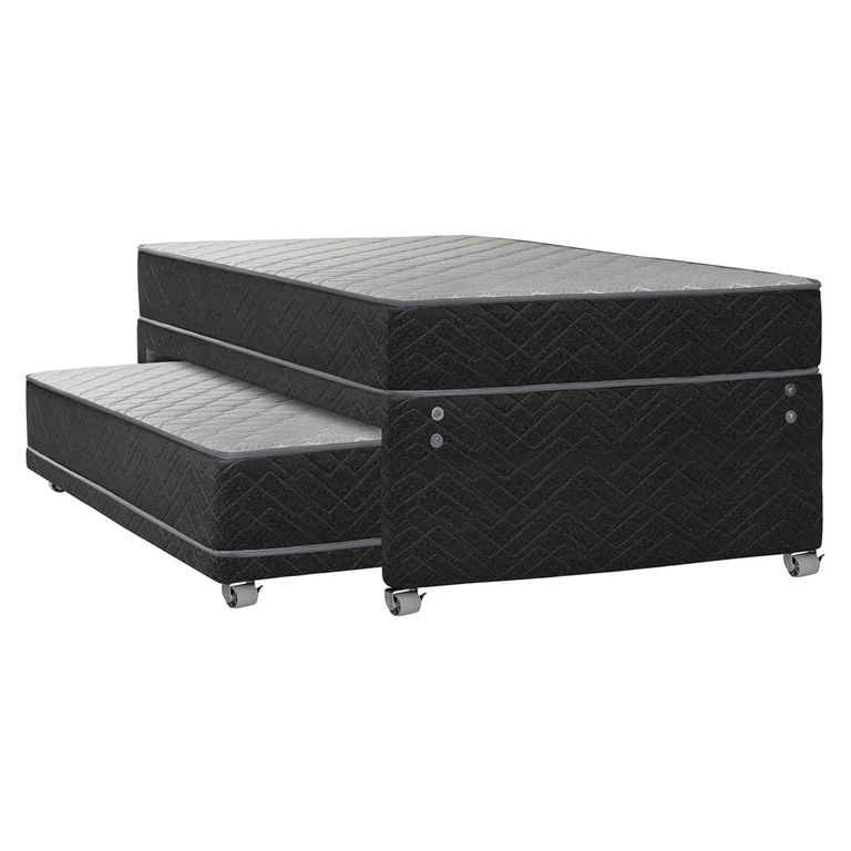 CELTA Cama Nido Apolo Black 1.5 Plazas X 1.90Mt