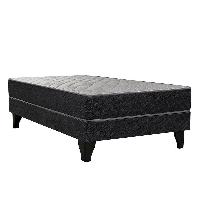 CELTA - Cama Europea Apolo Black 1.5 Plazas Celta