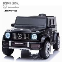 Auto A Bateria Jeep G63 Con Licencia Mercedes 12V Negro