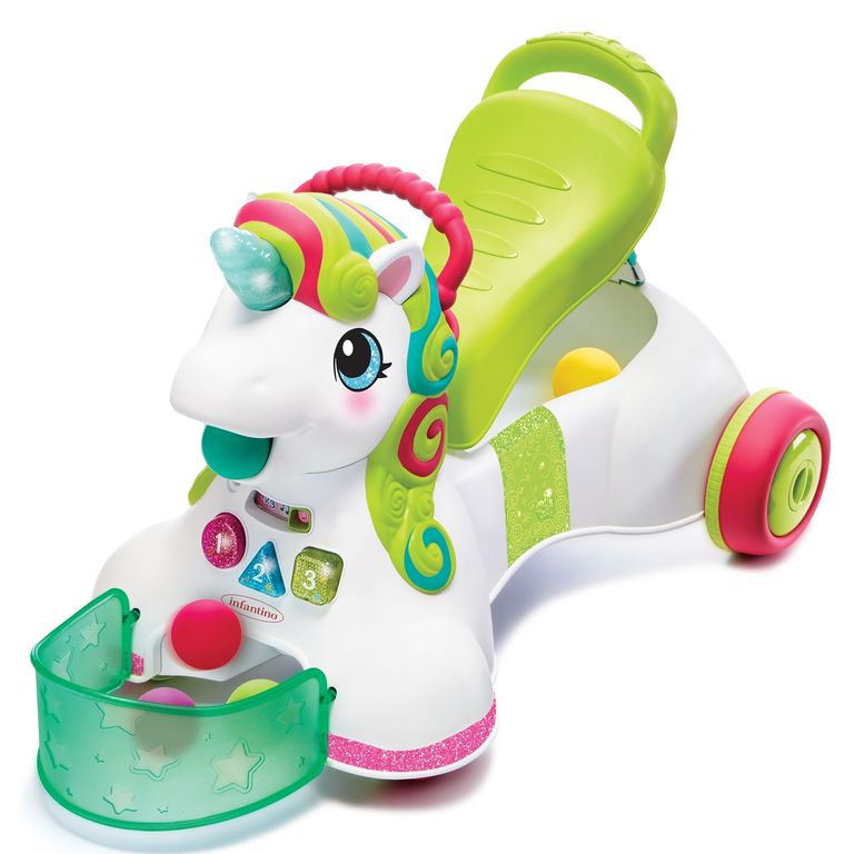 INFANTINO Unicornio Andador 3 En 1