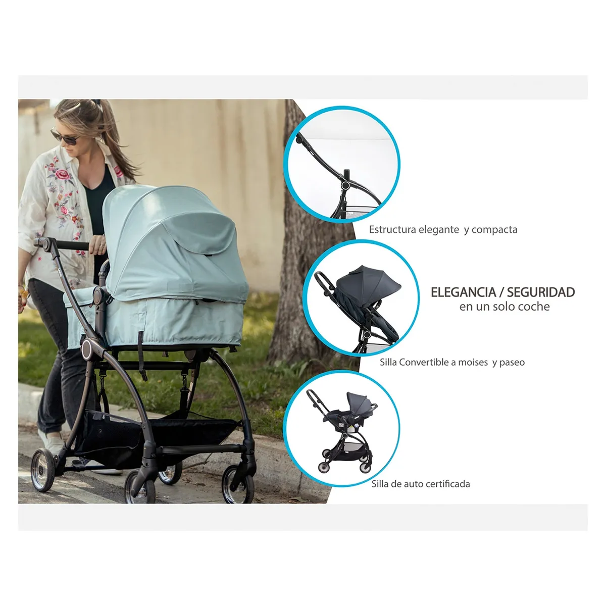 BEBESIT - Coche Travel System Loop Bebesit
