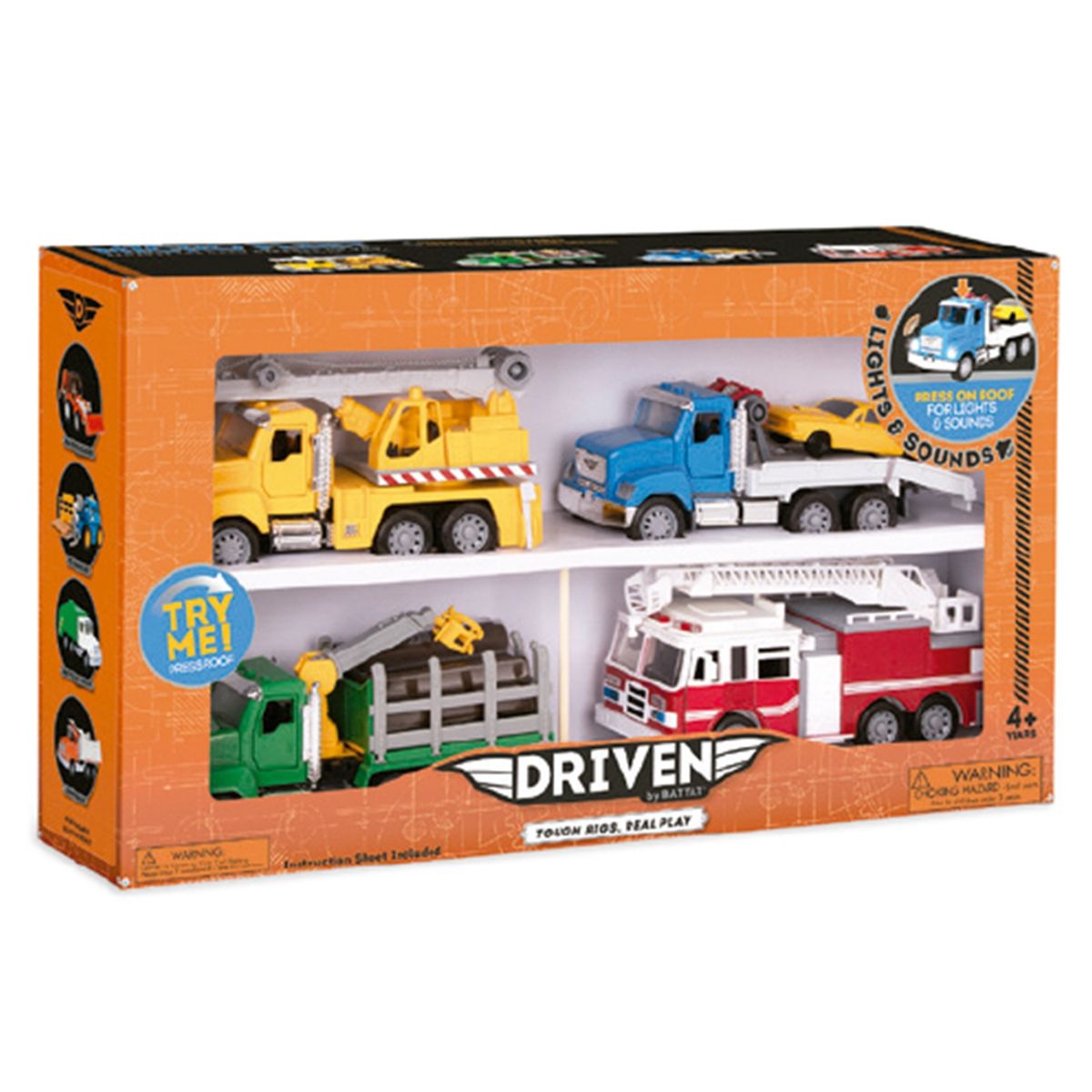 DRIVEN BY BATTAT - Caramba Micro Flota De Camiones Driven By Battat