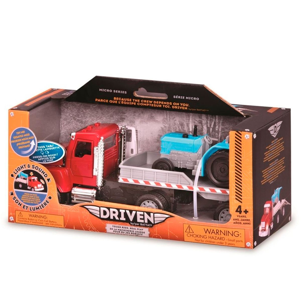 DRIVEN BY BATTAT - Caramba Driven By Battat Camión con Plataforma Micro