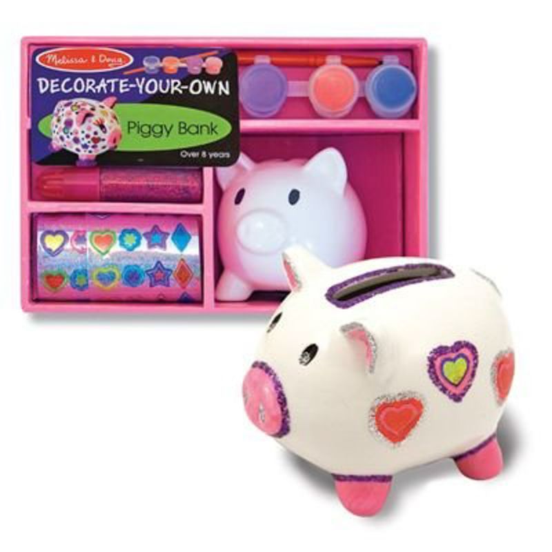 MELISSA & DOUG - Alcancía Para Decorar - Chanchito