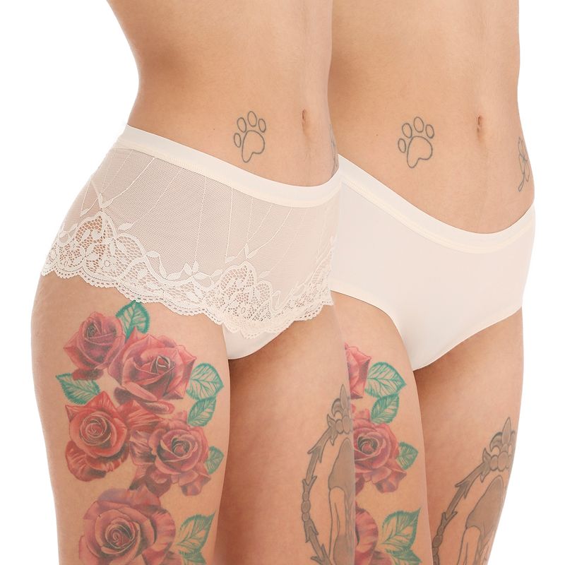 FLORES - Calzón Pack Pantaleta Mujer Flores