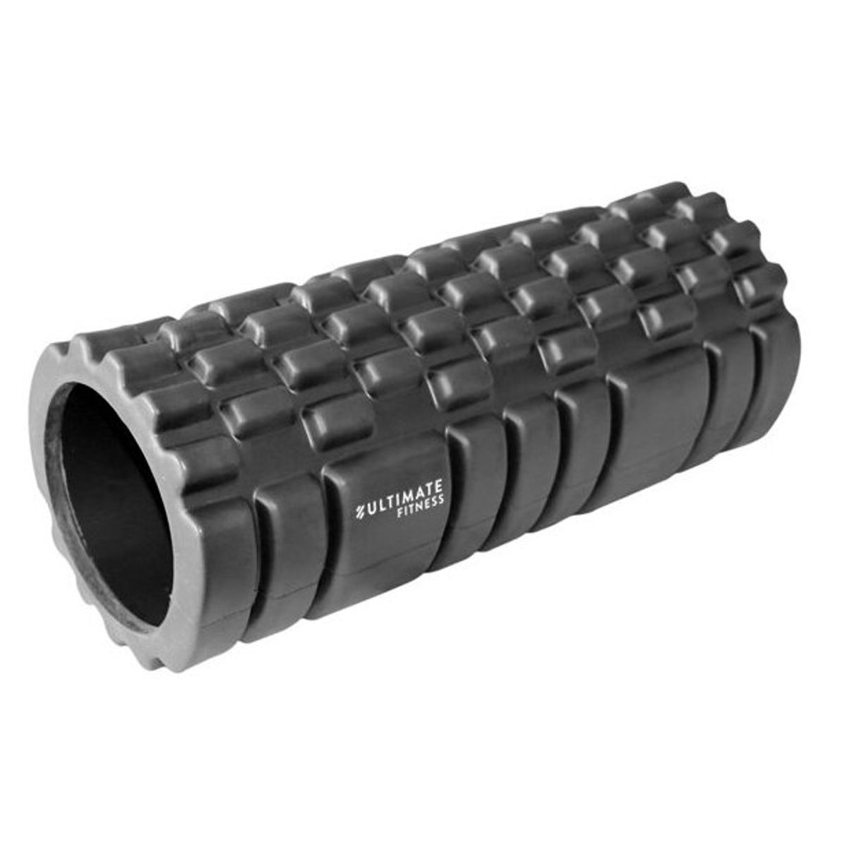 ULTIMATE FITNESS - Foam Roller Cilindro Masajeador Negro