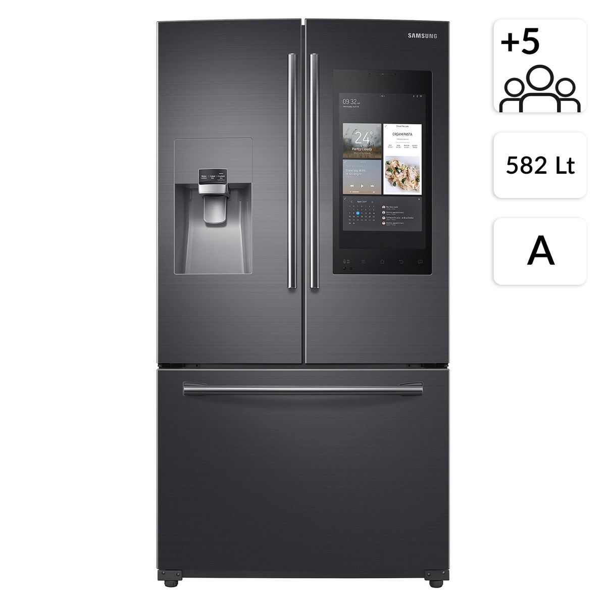 SAMSUNG - FRENCH DOOR SAMSUNG  RF265BEAESG(D)