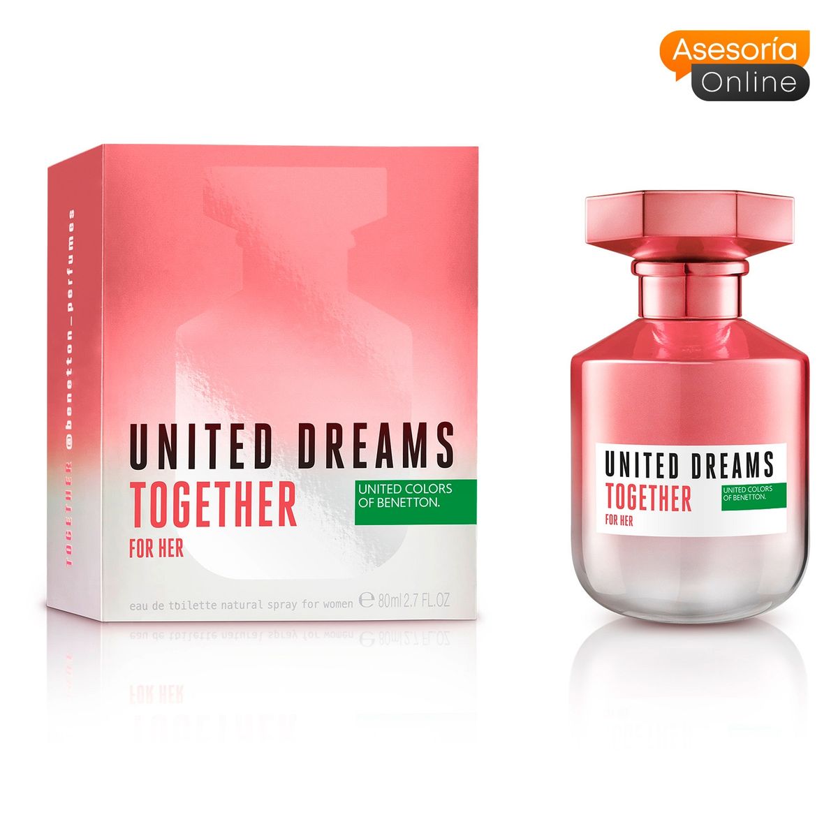 BENETTON - United Dreams Together Her Her 80 ml Vaporizador Benetton