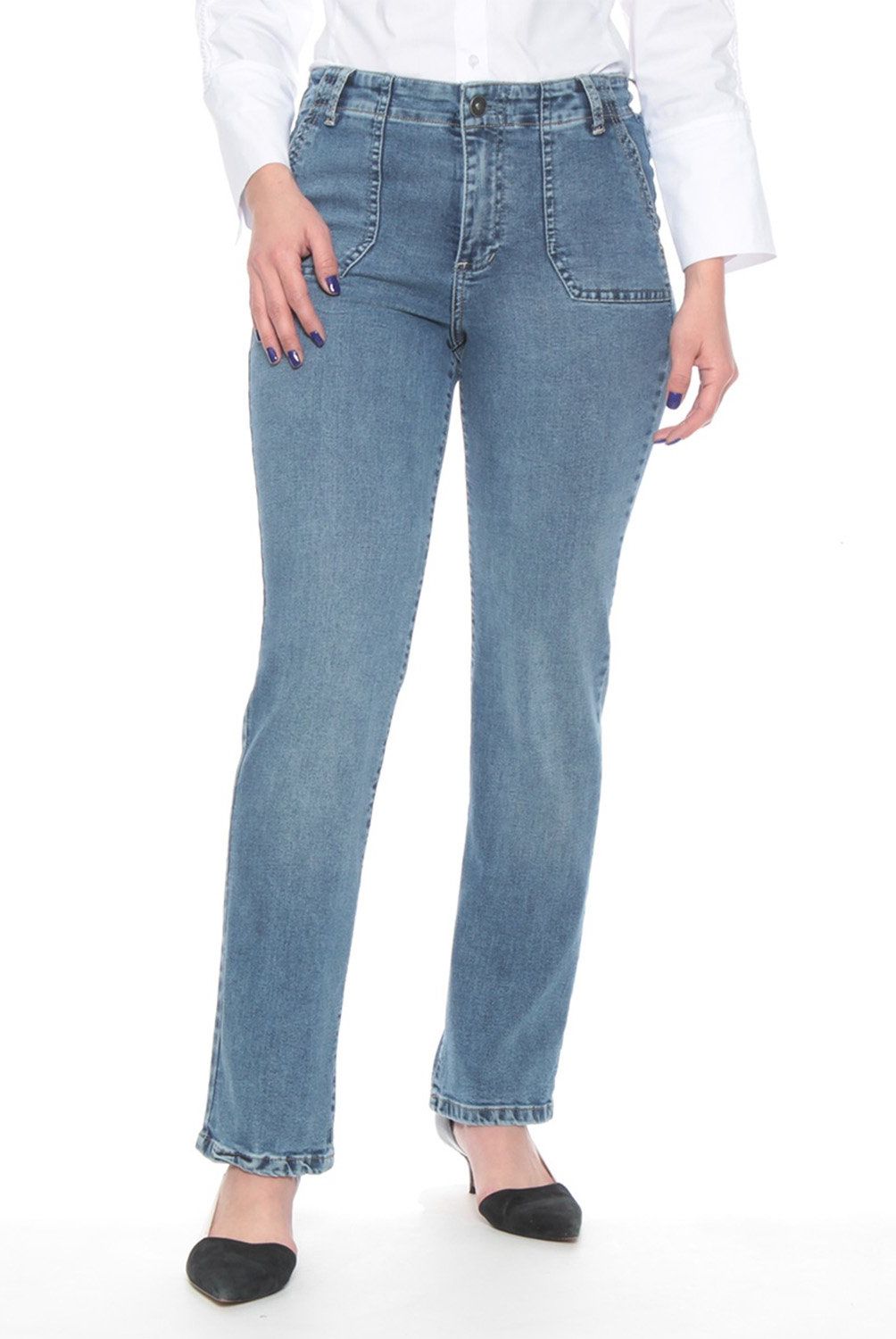 WADOS - Jeans Recto Tiro Alto Mujer Wados
