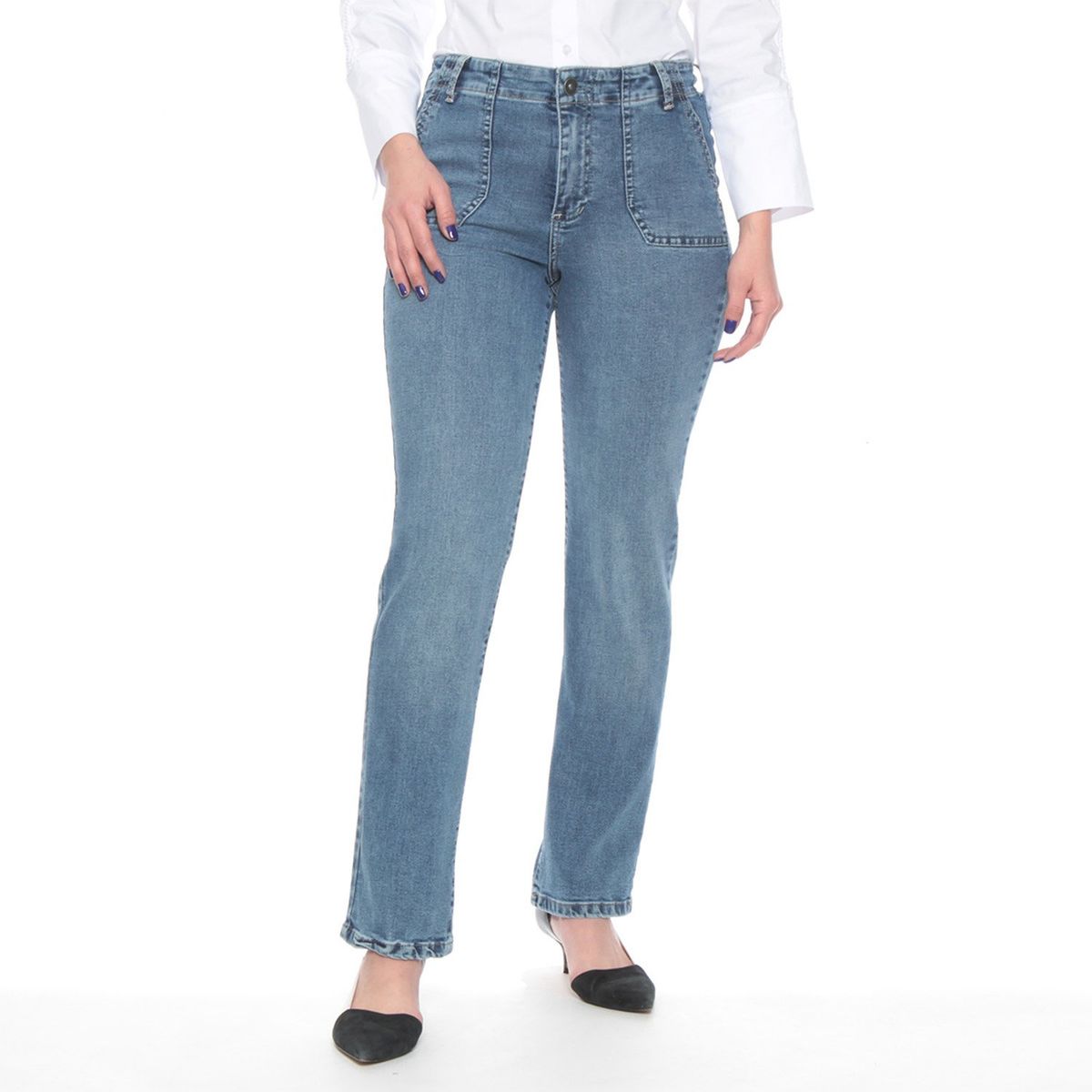 WADOS - Jeans Recto Tiro Alto Mujer Wados
