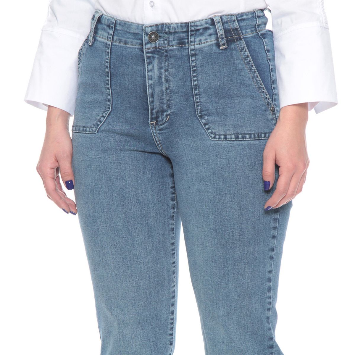 WADOS - Jeans Recto Tiro Alto Mujer Wados