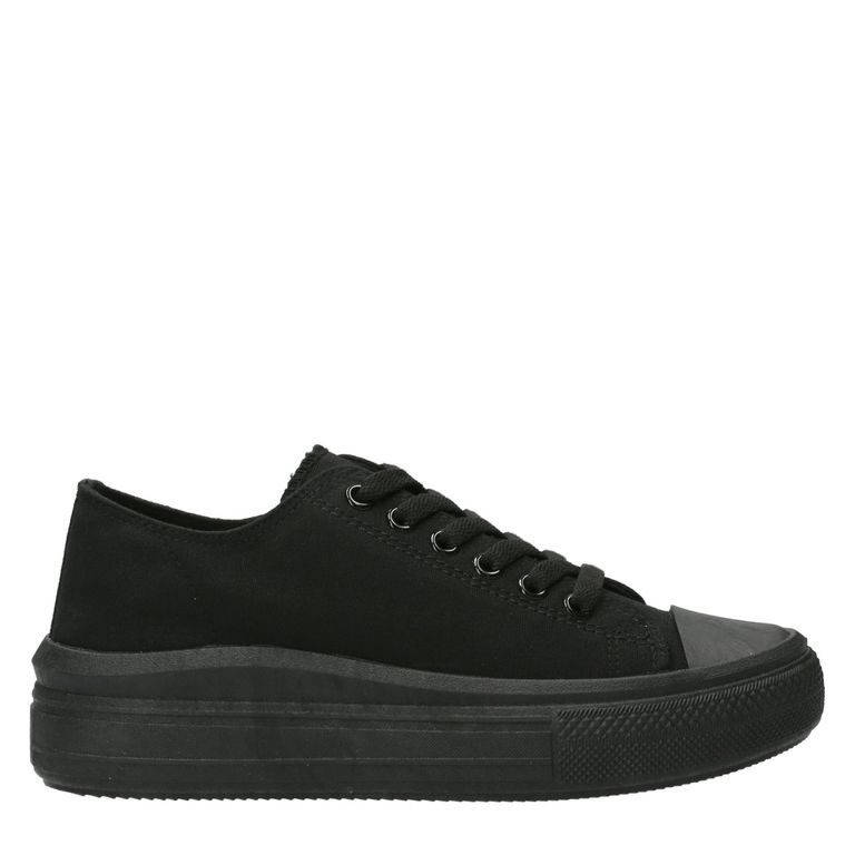 Lona Zapatilla urbana Mujer Negro