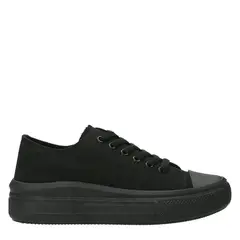 AZALEIA - Lona Zapatilla urbana Mujer Negro