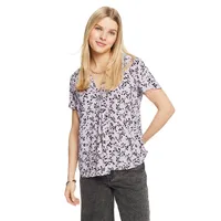 Blusa Manga Corta Mujer