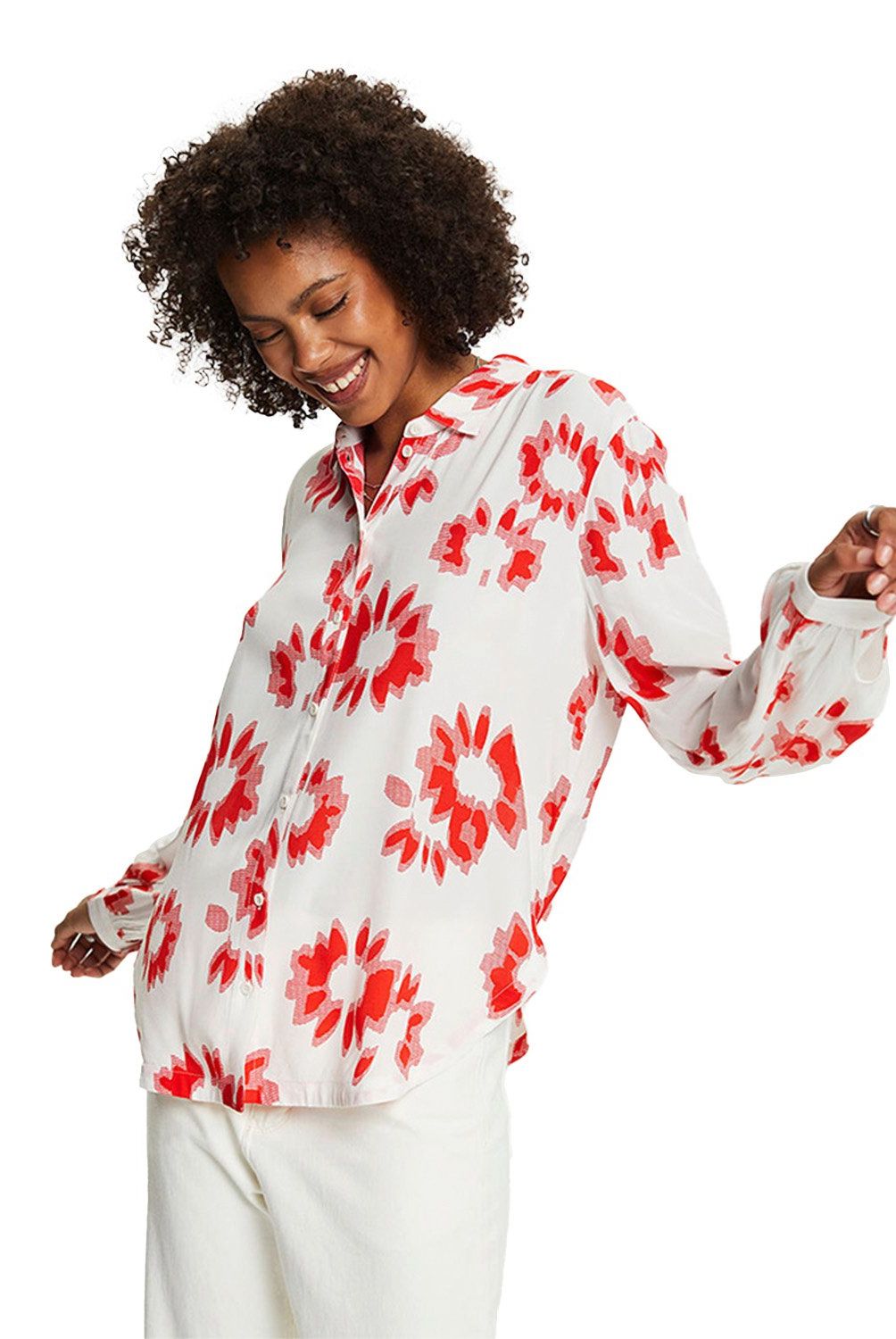 ESPRIT - Blusa Manga Larga Mujer Esprit