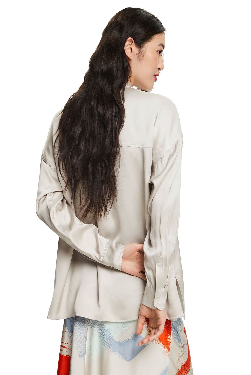ESPRIT - Blusa Manga Larga Mujer Esprit