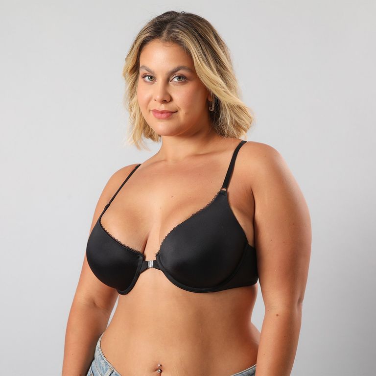 Sostén Broche Delantero Microfibra Mujer