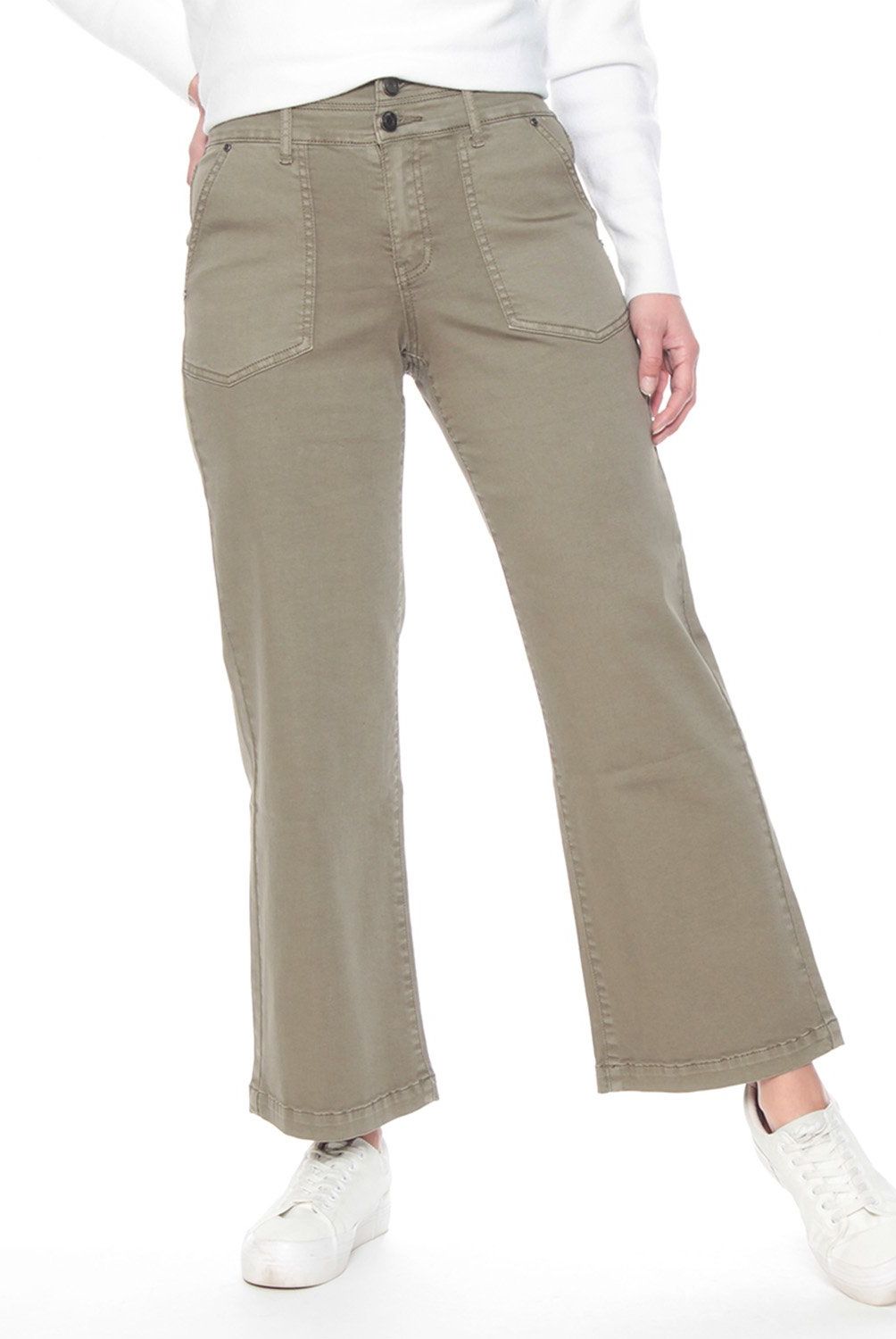 WADOS - Pantalón Cargo Tiro Alto Mujer Wados